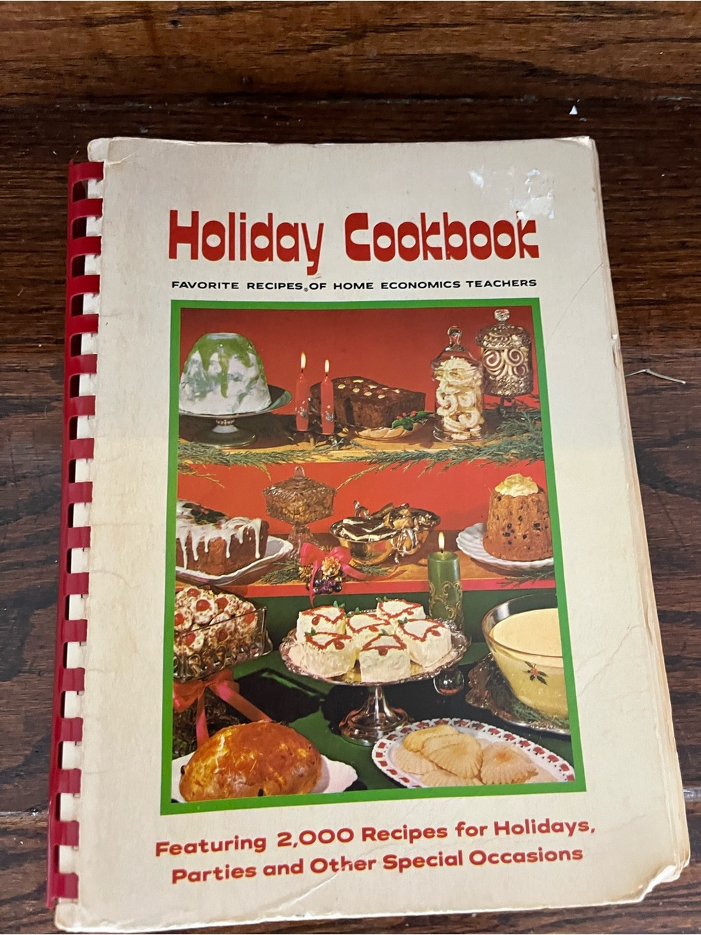 Vintage 1970 Holiday Cookbook Favorite Recipes Home Economics Teachers